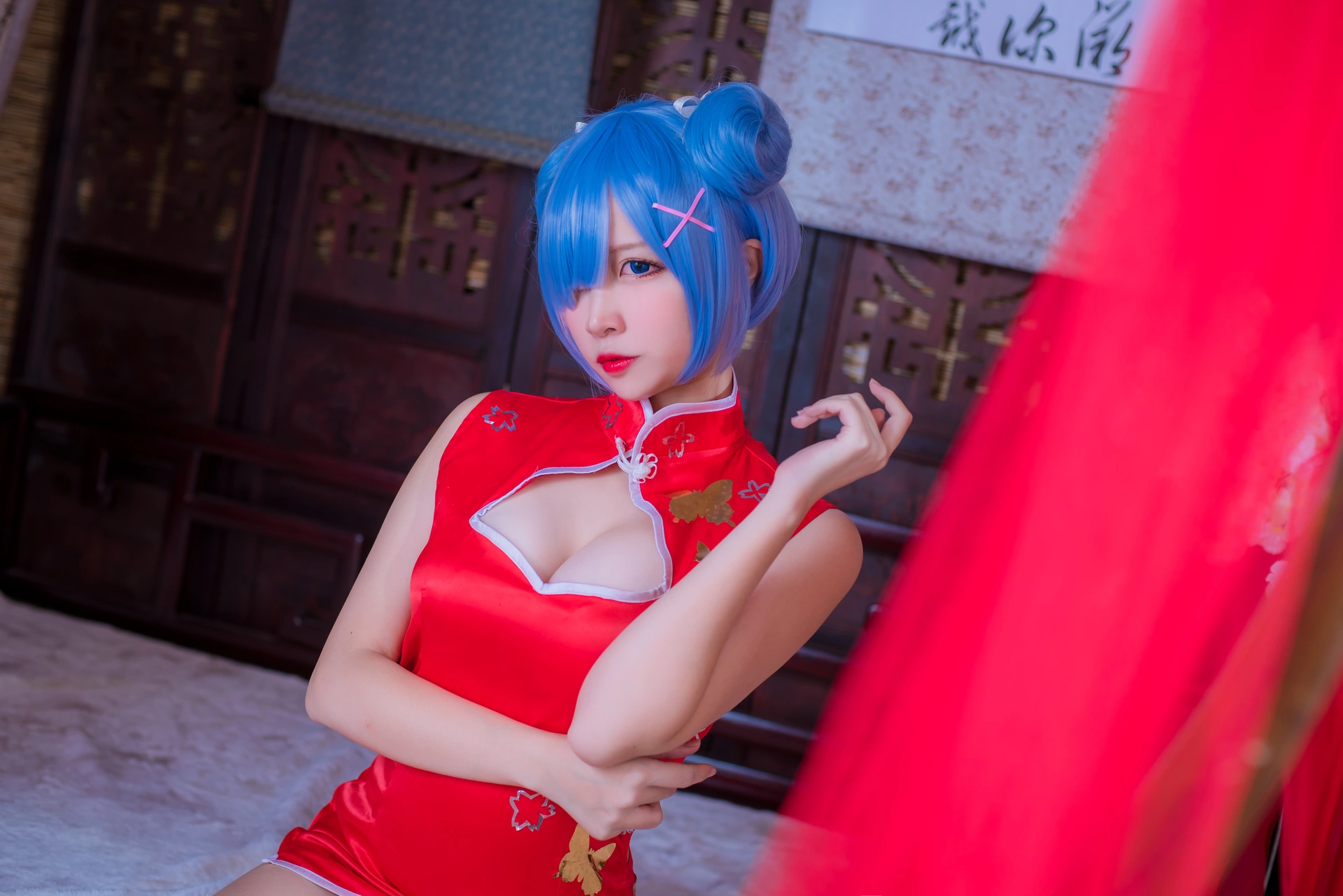 二佐Nisa - NO.038 蕾姆2号本 蕾姆旗袍 3