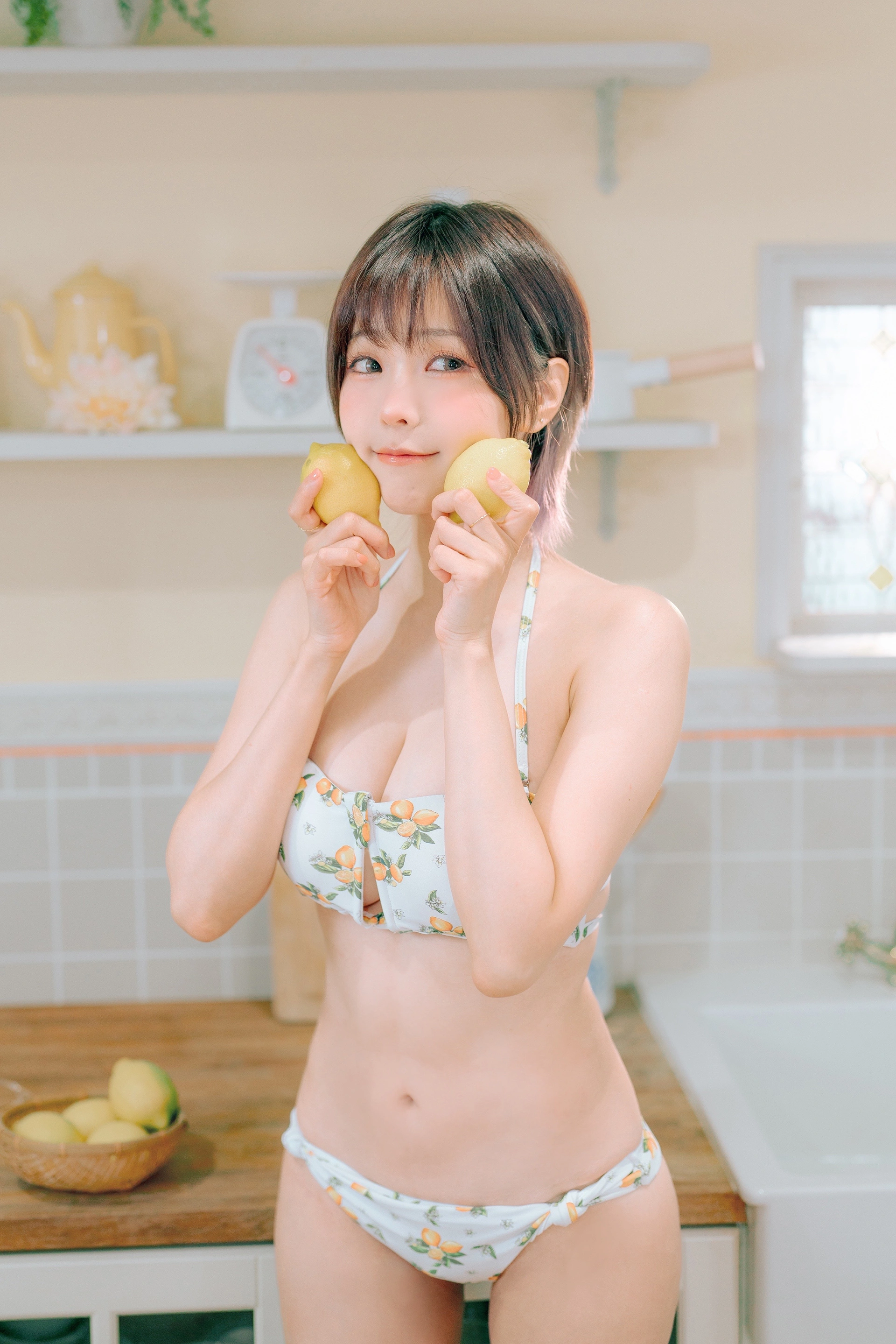 ElyEE子 - NO.121 2023.august C-檸檬泳裝 Lemon Swimsuit 2